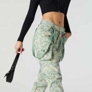 Light green camo cargo pants